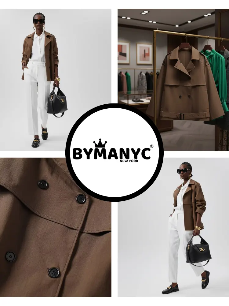 Women's Eco Jacket CHINATOWN NY CITY Collection BYMANYC ® New York by BYMANYC ® New York