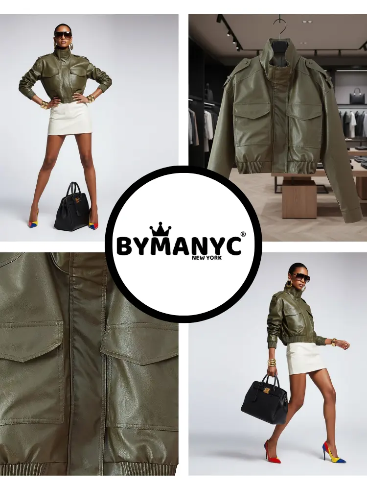 Women's Eco Jacket COLUMBUS NYFW New Collection BYMANYC ® New York by BYMANYC ® New York