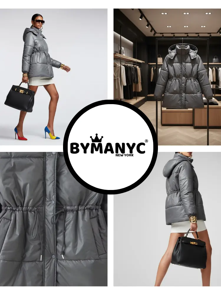 Women's Eco Jacket EMPIRE STATE NYFW New Collection BYMANYC ® New York by BYMANYC ® New York