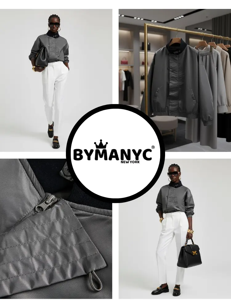 Women's Eco Jacket FINANCIAL NY CITY Collection BYMANYC ® New York by BYMANYC ® New York
