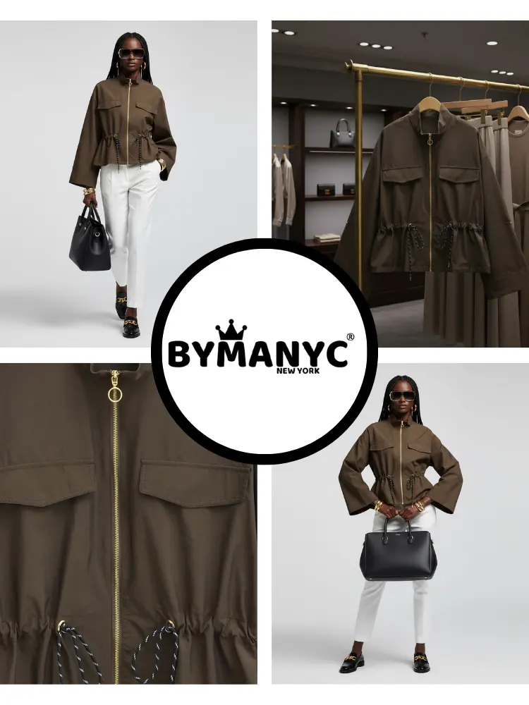 Women's Eco Jacket JACKSON HEIGHTS NY CITY Collection BYMANYC ® New York by BYMANYC ® New York