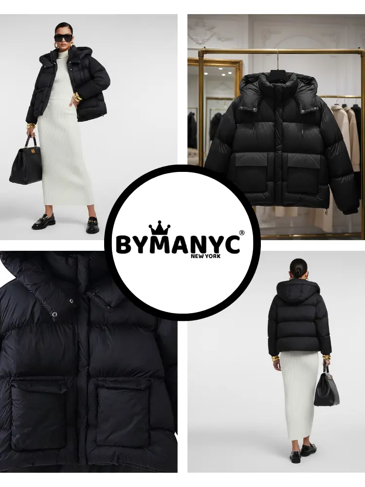 BYMANYC New York Womens Eco Jacket NYFW Collection Ethical Luxury Outerwear by BYMANYC ® New York