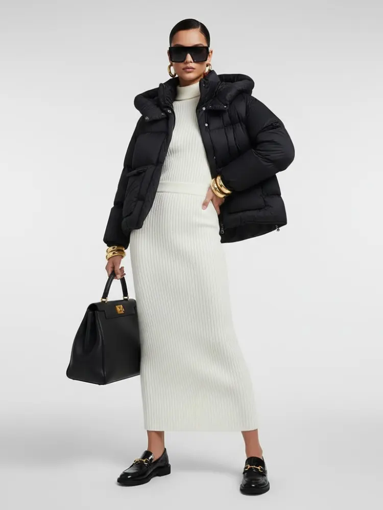 BYMANYC New York Womens Eco Jacket NYFW Collection Ethical Luxury Outerwear by BYMANYC ® New York