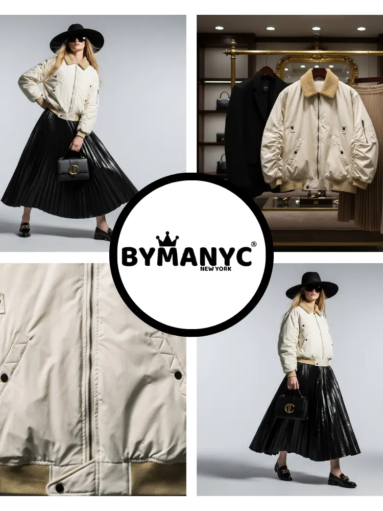 Women's Eco Jacket RED HOOK NY CITY Collection BYMANYC ® New York by BYMANYC ® New York