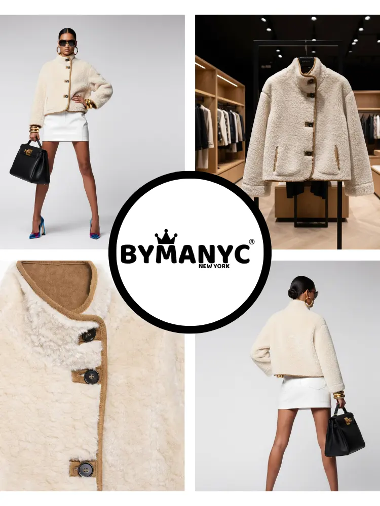 Women's Eco Jacket SPRING STREET NYFW New Collection BYMANYC ® New York by BYMANYC ® New York