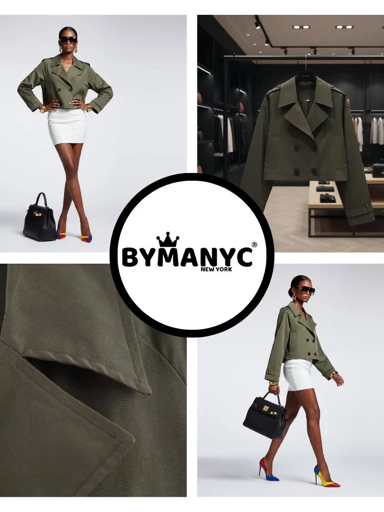 Women's Eco Jacket ST. PATRICK NYFW New Collection BYMANYC ® New York by BYMANYC ® New York