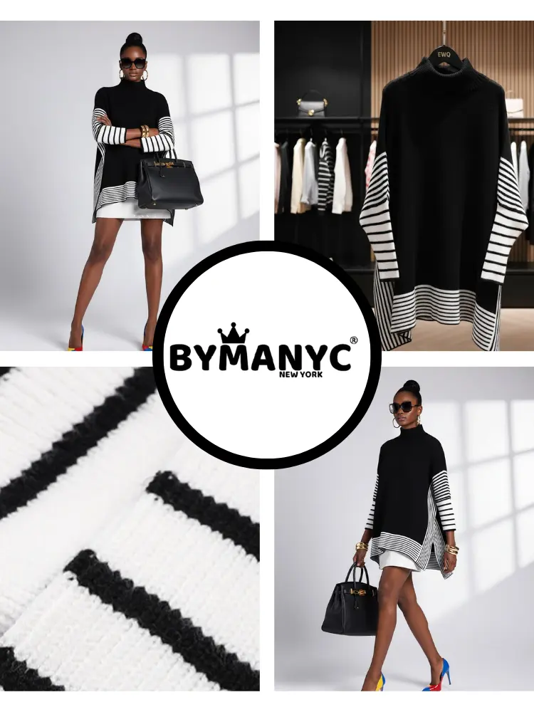 Women's Eco KNITWEAR CARNEGIE NYFW New Collection BYMANYC ® New York by BYMANYC ® New York