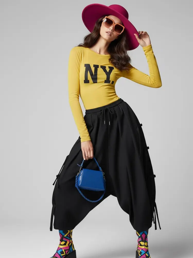 Women's Extra Wide Trousers FLATIRON NYFW New Colecction BYMANYC ® New York by BYMANYC ® New York