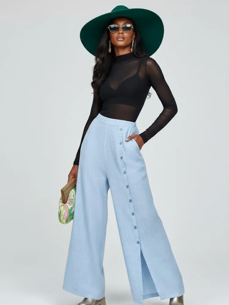 Women's Extra Wide Trousers SOHO NYFW New Colecction BYMANYC ® New York by BYMANYC ® New York