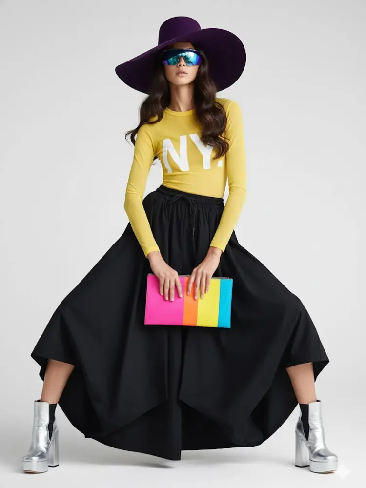 Women's Extra Wide Trousers THE BRONX NYFW New Colecction BYMANYC ® New York by BYMANYC ® New York