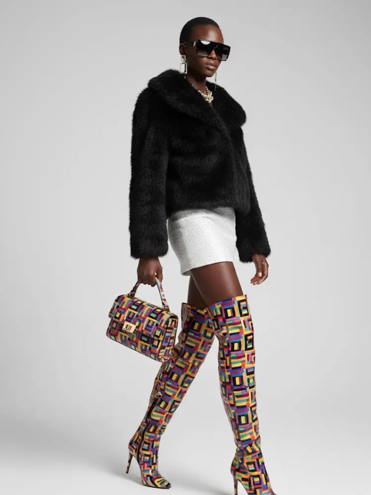 Women's Faux Fur Jacket CHELSEA New Collection Couture in Manhattan BYMANYC ® New York by BYMANYC ® New York