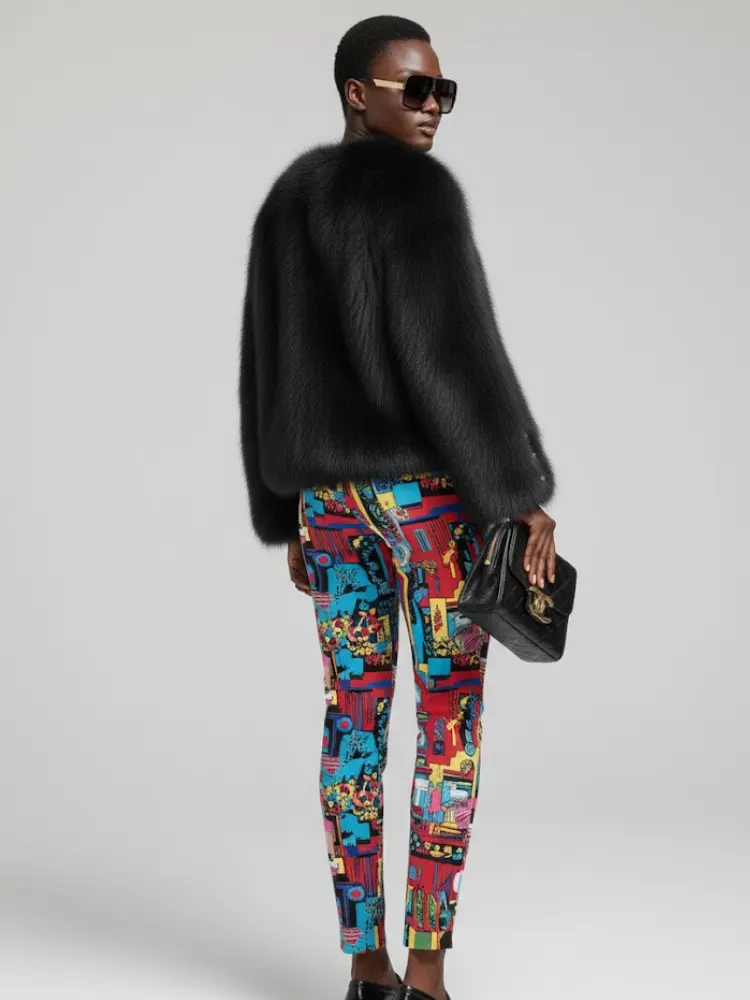 Women's Faux Fur Jacket UPPER EAST SIDE NYFW New Colecction BYMANYC ® New York by BYMANYC ® New York