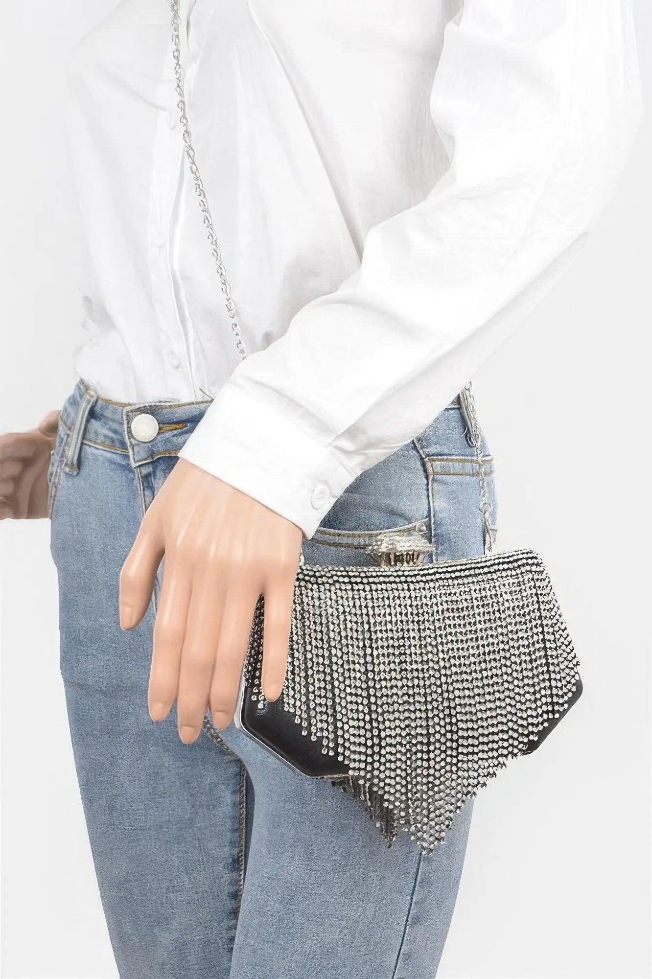 Women's Handbag Fringe Clutch - CHELSEA - BYMANYC ® New York by BYMANYC ® New York