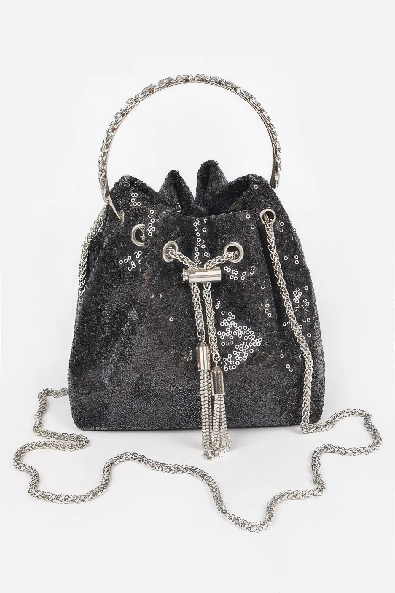 Women's Handbag Sequins Bucket Bag - NOHO - BYMANYC ® New York by BYMANYC ® New York