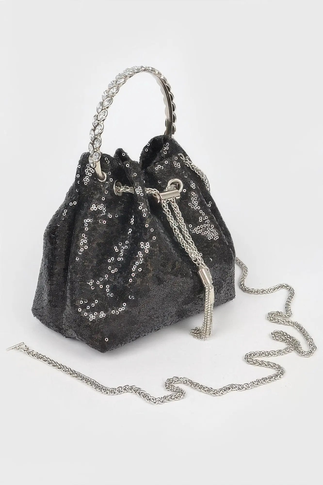 Women's Handbag Sequins Bucket Bag - NOHO - BYMANYC ® New York by BYMANYC ® New York