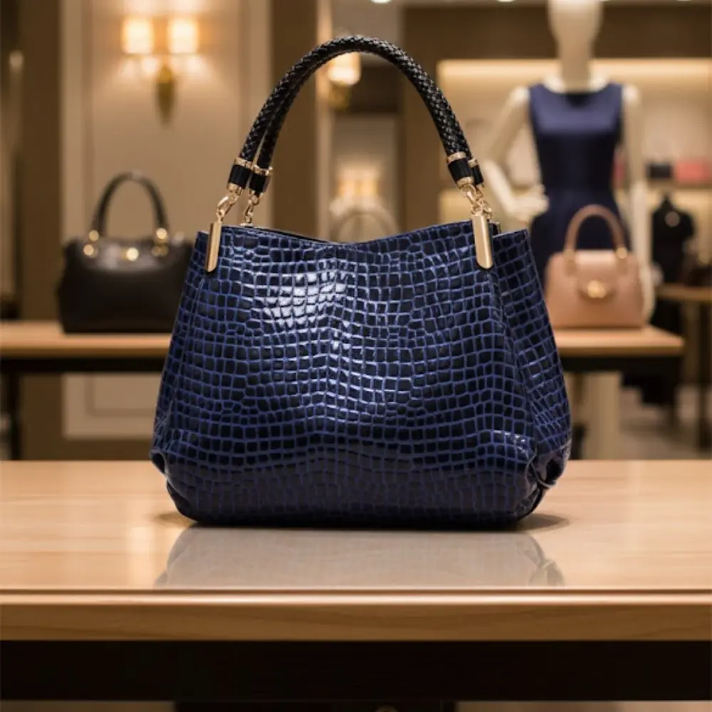 Women's Handbags: Central Park Stitch Satchel | Manhattan Chic Collection BYMANYC ® New York by BYMANYC ® New York