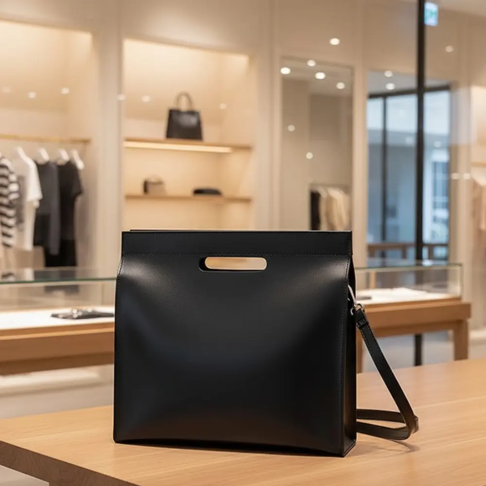 Women's Handbags: Minimalist Cutout Tote | Manhattan Chic Collection BYMANYC ® New York by BYMANYC ® New York