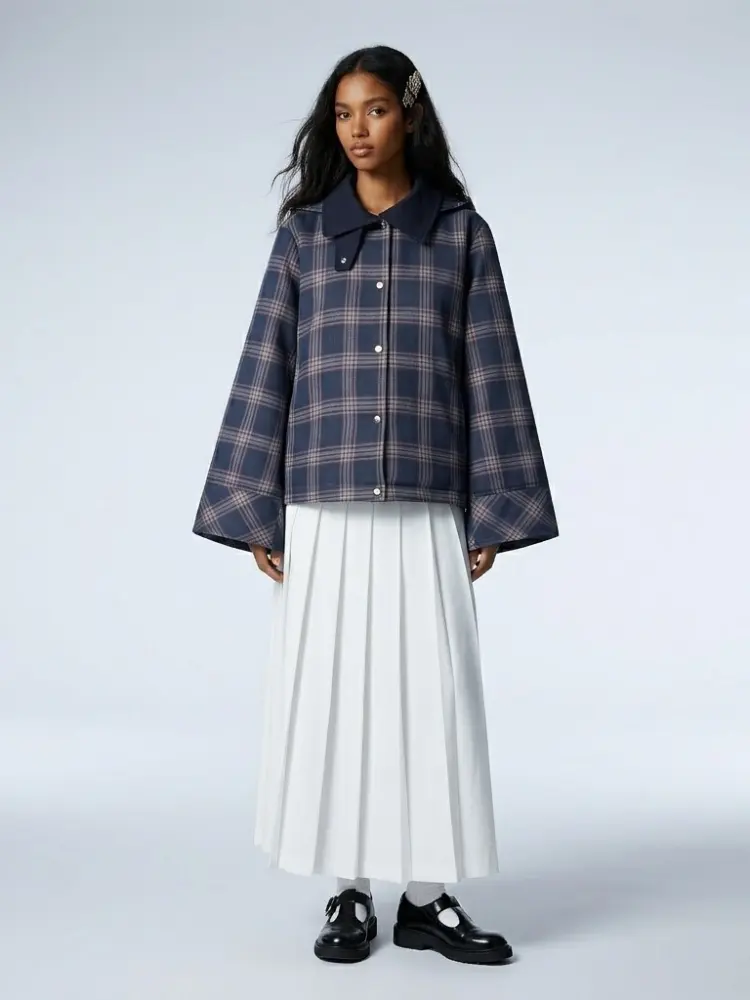 Columbia Plaid Jacket Women Heritage Inspired Pret A Porter BYMANYC New York by BYMANYC ® New York