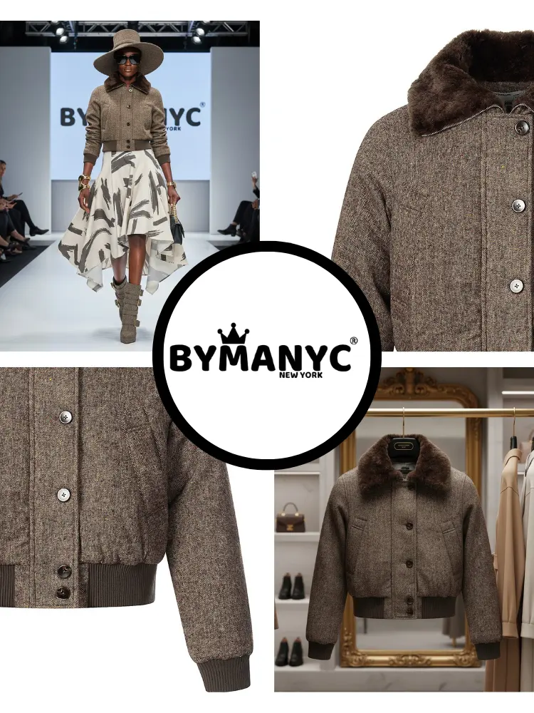 Women's Jacket VEGAN MANHATTAN NYFW Colecction BYMANYC ® New York by BYMANYC ® New York