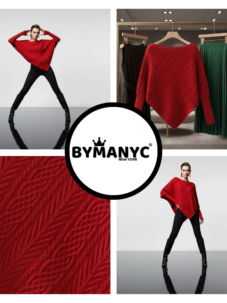 Women's Knit Sweater THEATRE DISTRICT NYFW New Colecction BYMANYC ® New York by BYMANYC ® New York