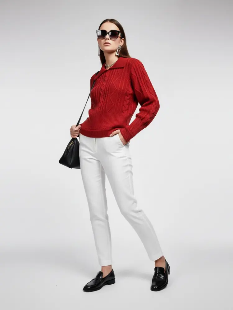 Women's Knit Sweater UPTOWN NYFW New Colecction BYMANYC ® New York by BYMANYC ® New York