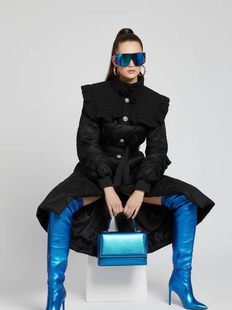 Women's Long Coat WALL STREET COUTURE BYMANYC ® New York by BYMANYC ® New York