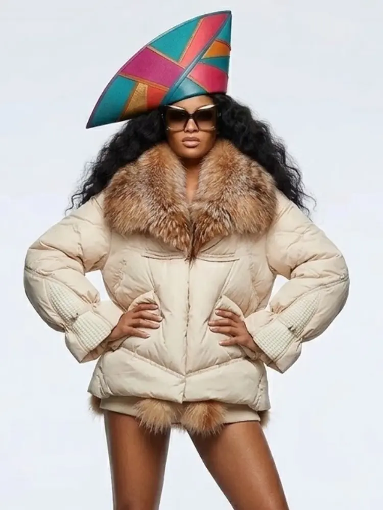 Women's Luxury Puffer Jacket ASPEN CHIC New Collection Prêt-à-Porter BYMANYC ® New York by BYMANYC ® New York