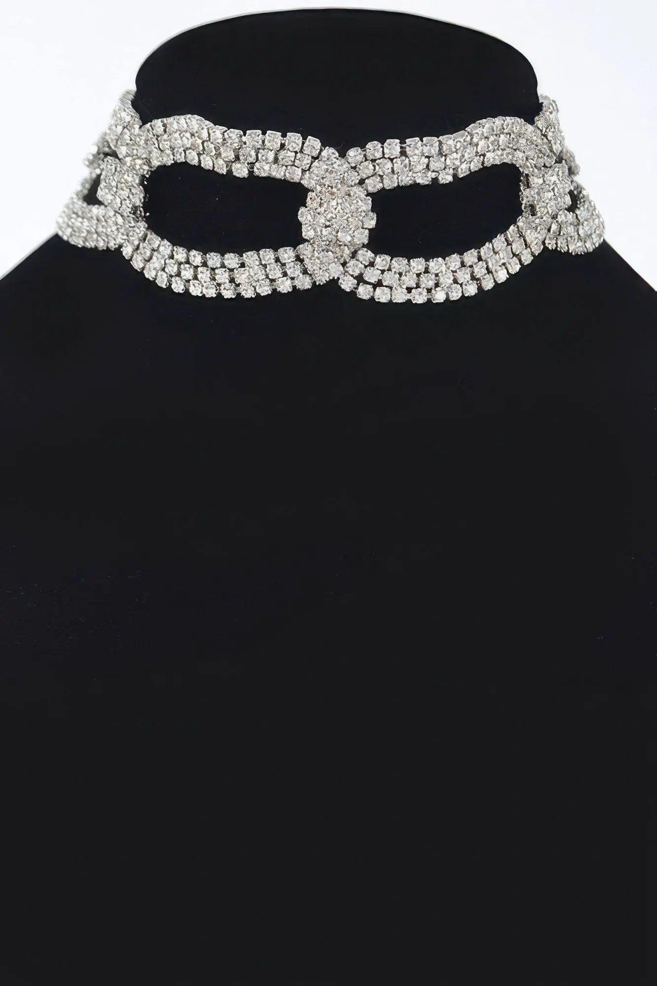 BYMANYC New York Broadway Rhinestone Choker For Women High Shine Glamour by BYMANYC ® New York