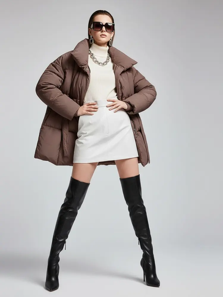 Women's Oversized Puffer Jacket FINANCIAL DISTRICT New Collection Couture in Manhattan BYMANYC ® New York by BYMANYC ® New York