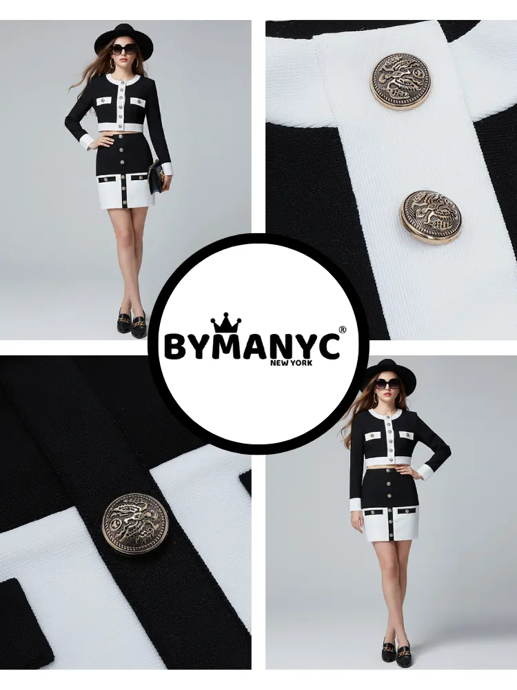 Women's Skirt and Jacket Set TRIBECA NYFW New Colecction BYMANYC ® New York by BYMANYC ® New York