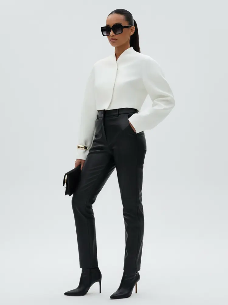 Women's Structured Cropped Jacket MIDTOWN ECO FASHION BYMANYC ® New York by BYMANYC ® New York