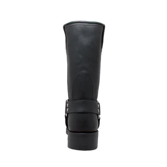 Women's 12" Harness Boot Black Leather Boots by AdTec
