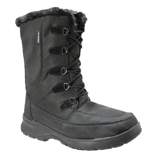 Womens Waterproof Nylon Winter Leather Boots by AdTec