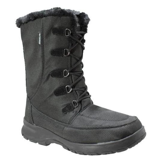 Womens Waterproof Nylon Winter Leather Boots by AdTec