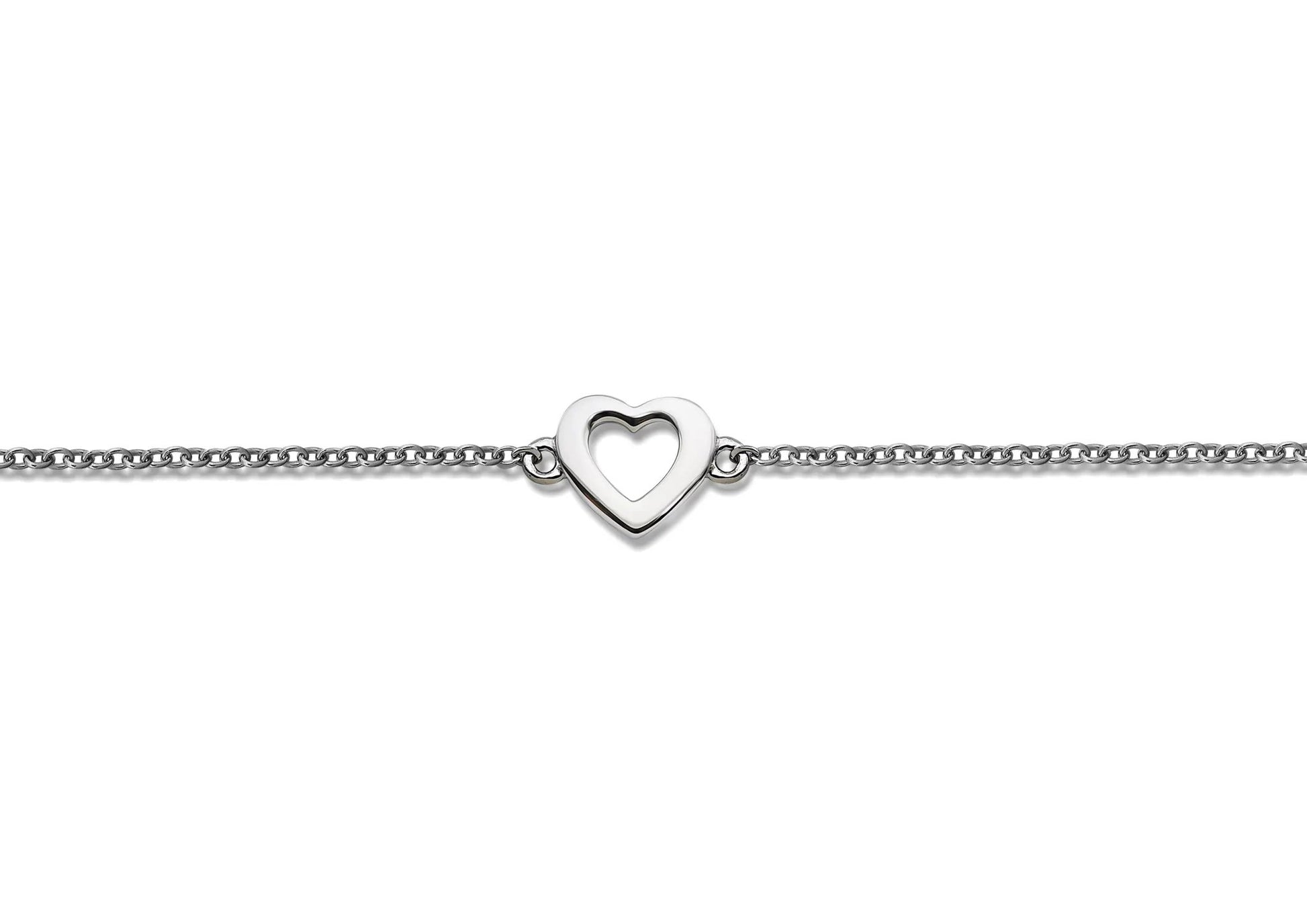 Armband Open Hartje Zilver XB001S by Jwls4u