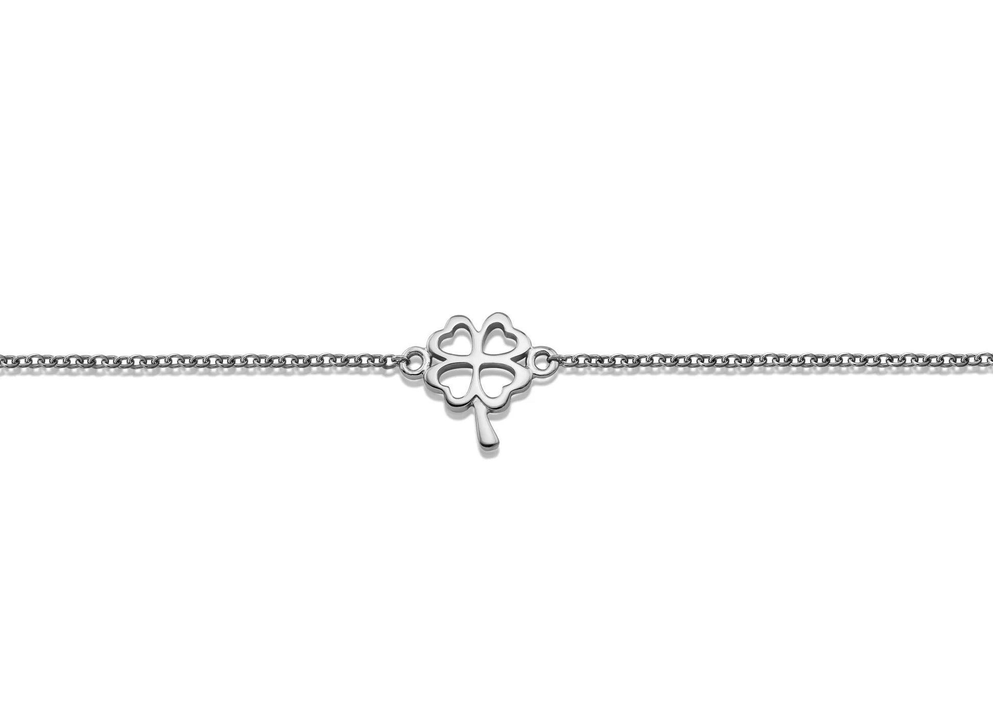Armband Klavertje vier Zilver XB002S by Jwls4u