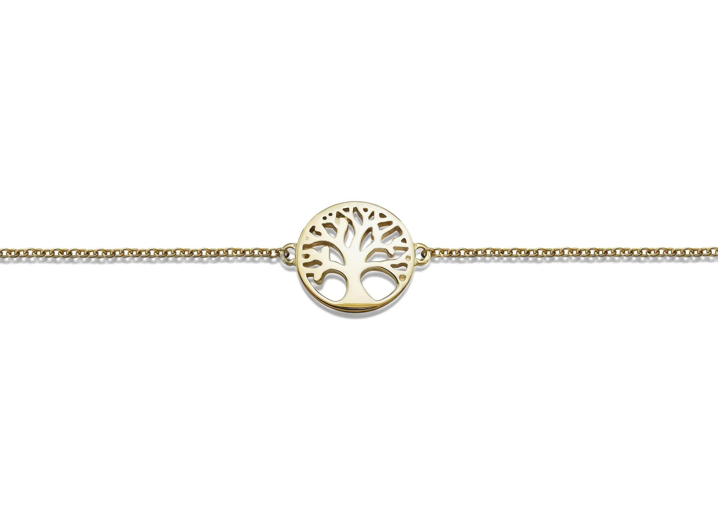 Feel The Spirit Armband Tree Of Life Gold Plated Bracelet Jwls4u Spiritual by Jwls4u
