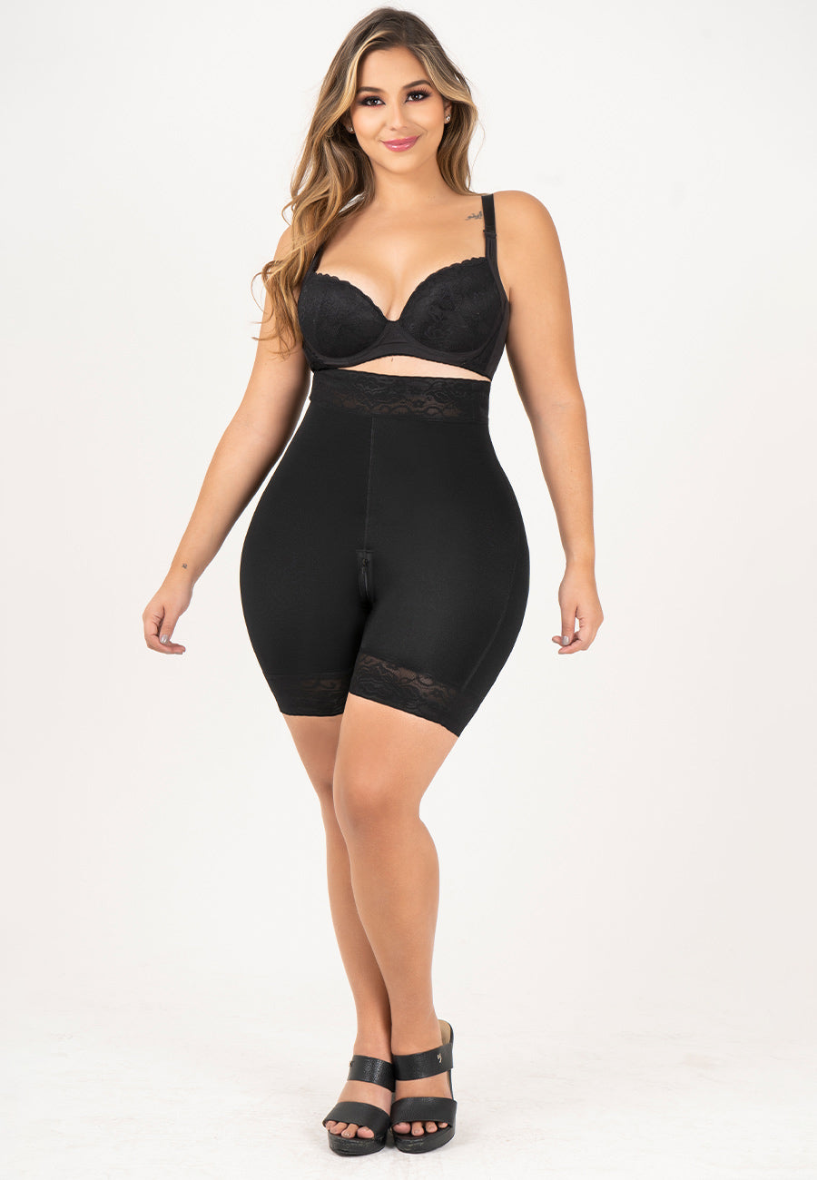 High-Waisted Brazilian Sculpt & Lift Shorts - 201344-2