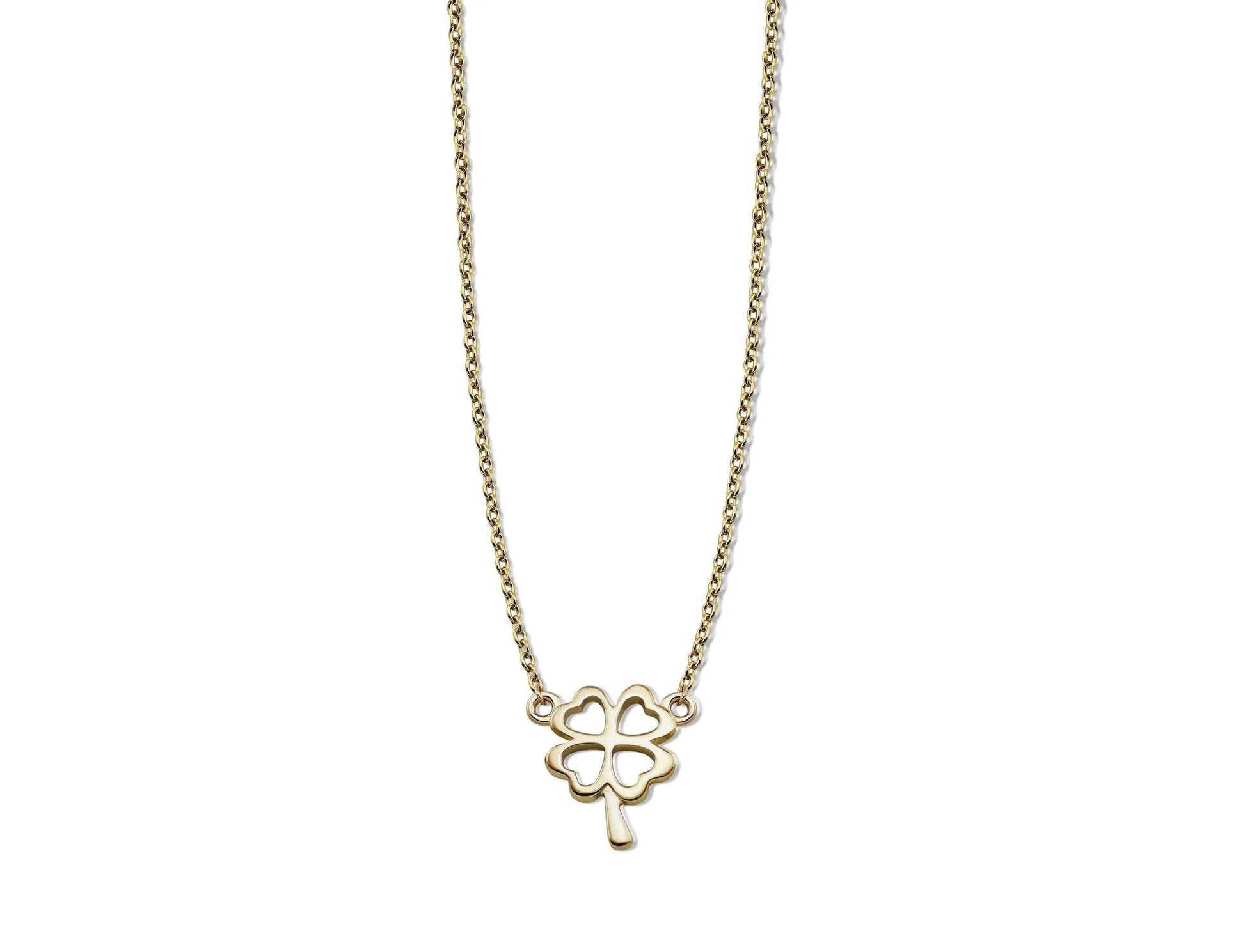 Ketting Klavertje Vier Goudkleur XN002G by Jwls4u