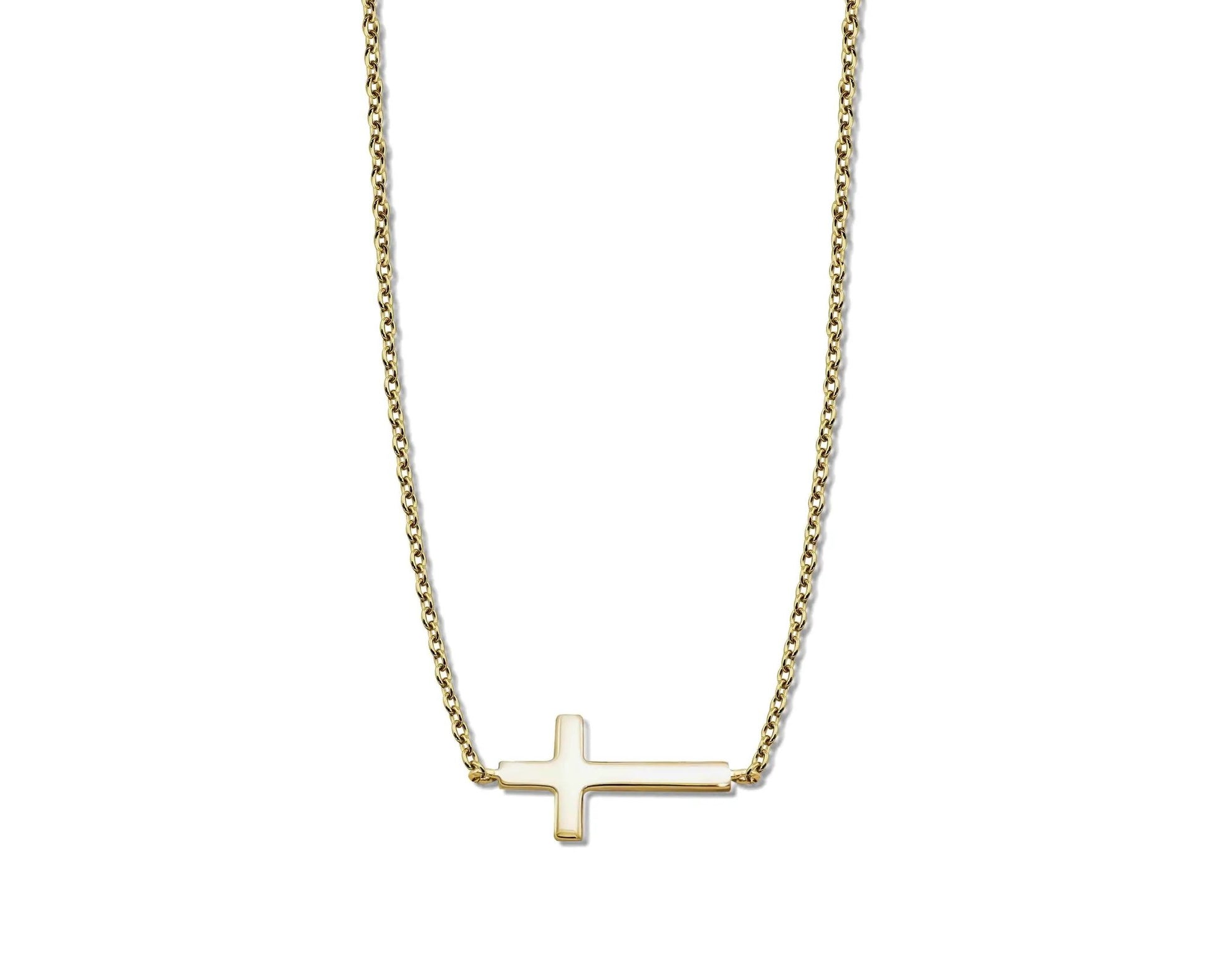 Ketting Kruisje Goudkleur XN011G by Jwls4u