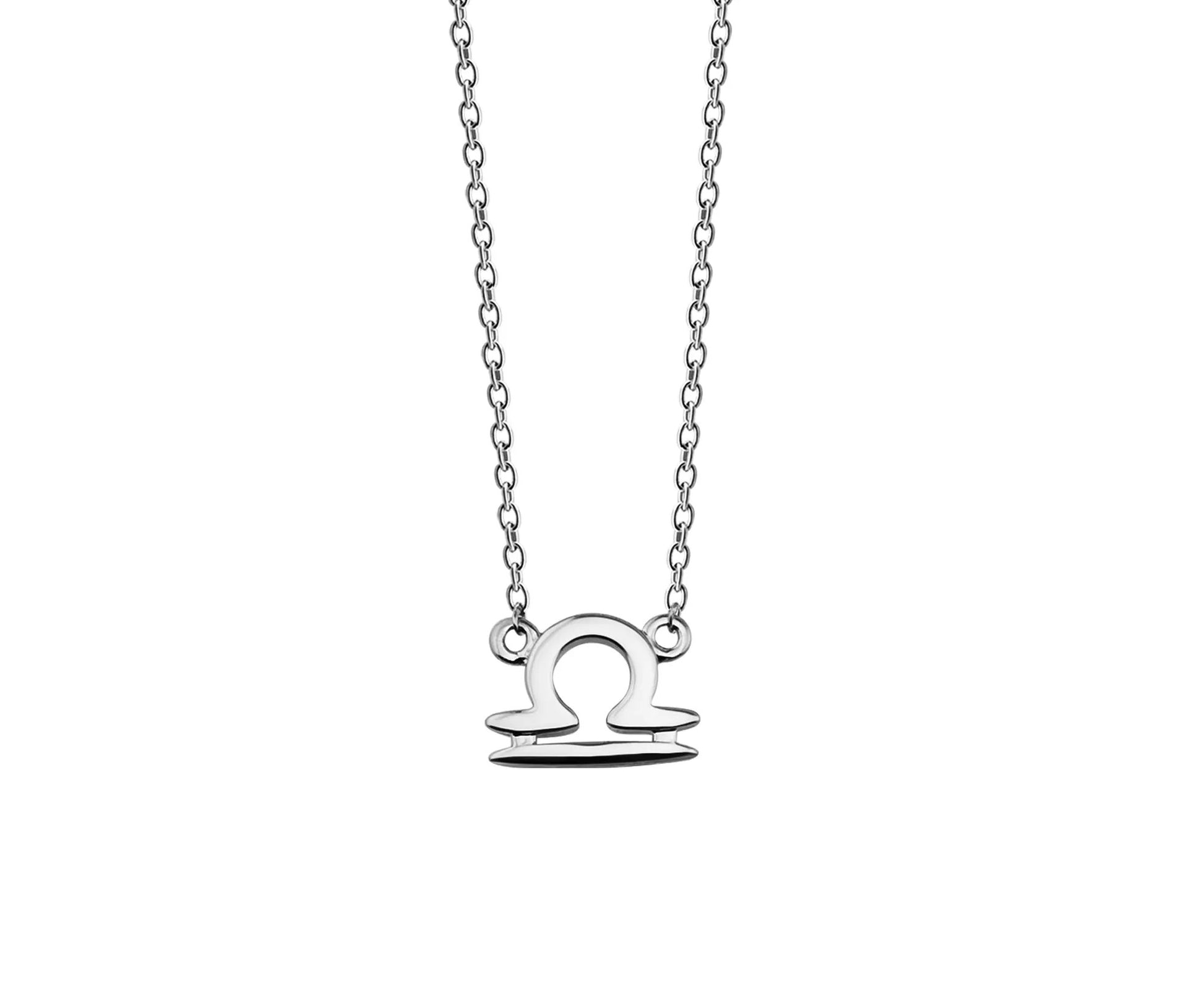 Weegschaal Ketting Zilver Zodiac ZN010S by Jwls4u
