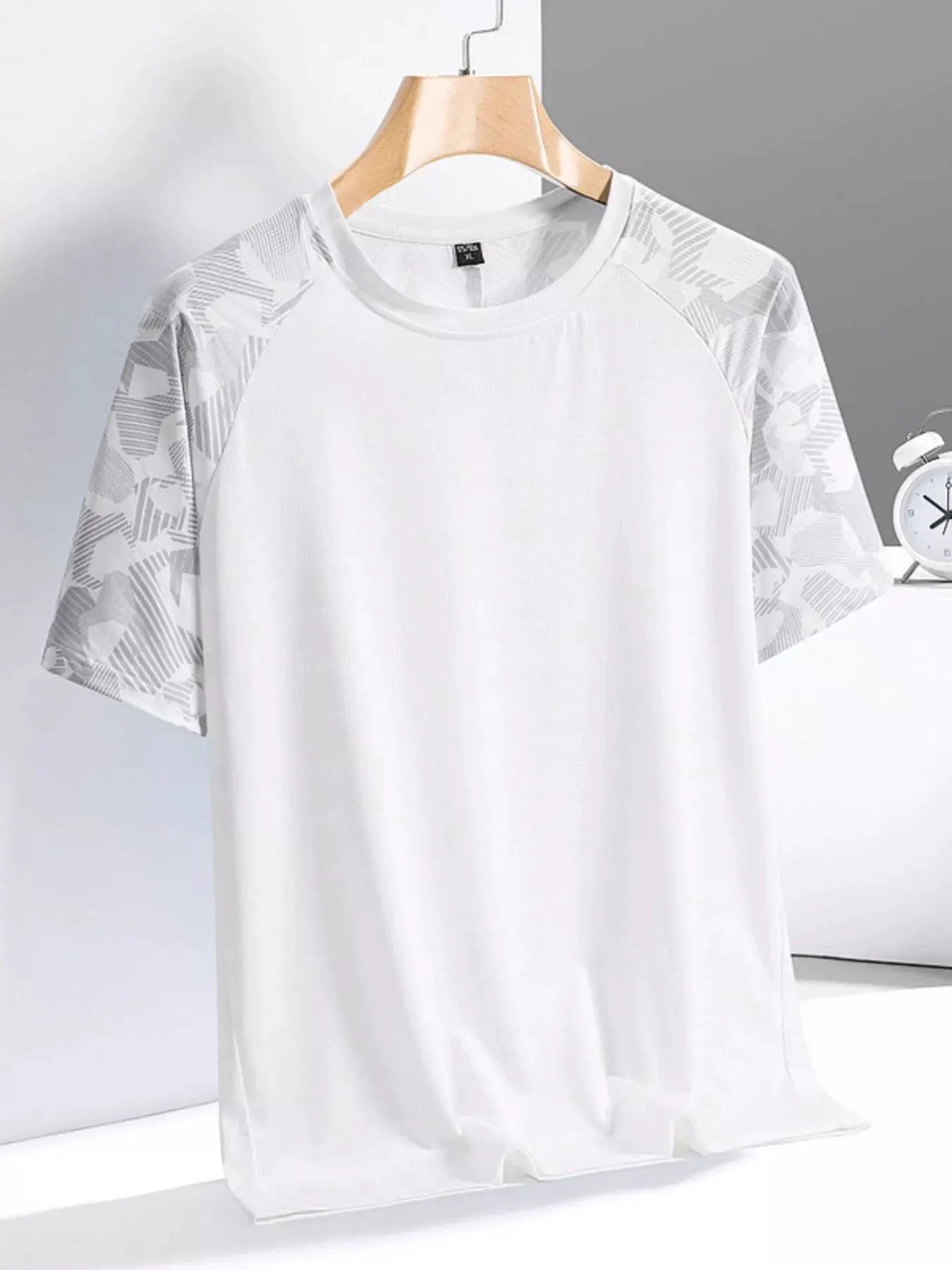 Men's Plus Size Quick-Dry Athletic T-Shirt by Trendsi