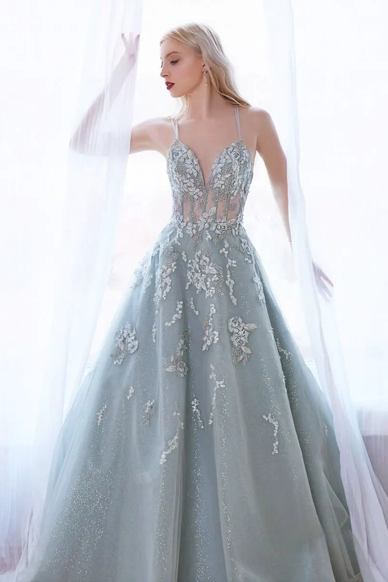 Floral Embroidered Sophia Ball Gown by Tux-USA
