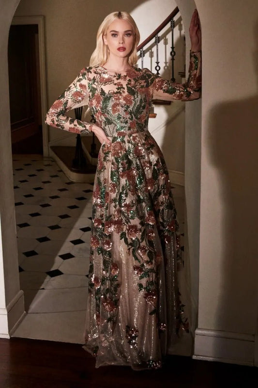 Savannah Sequine Gown by Tux-USA