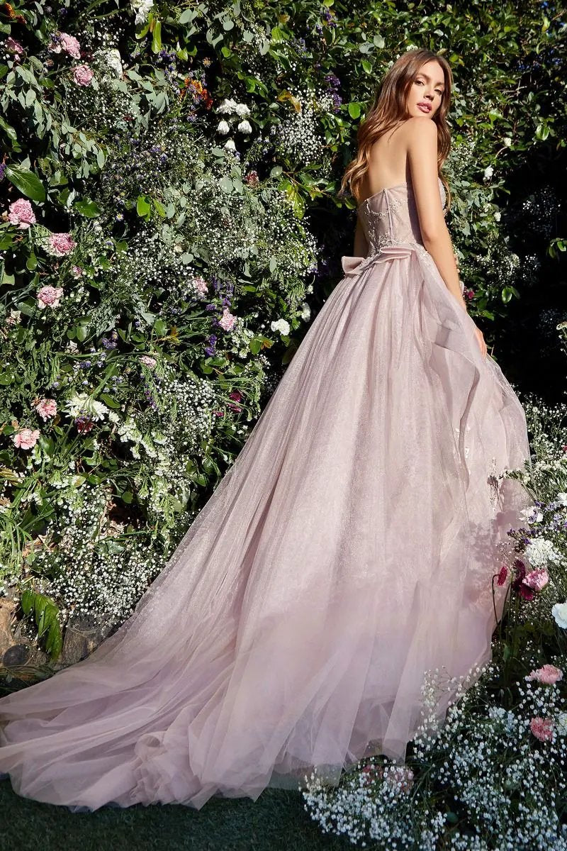 Strapless Layered Tulle Ballgown by Tux-USA