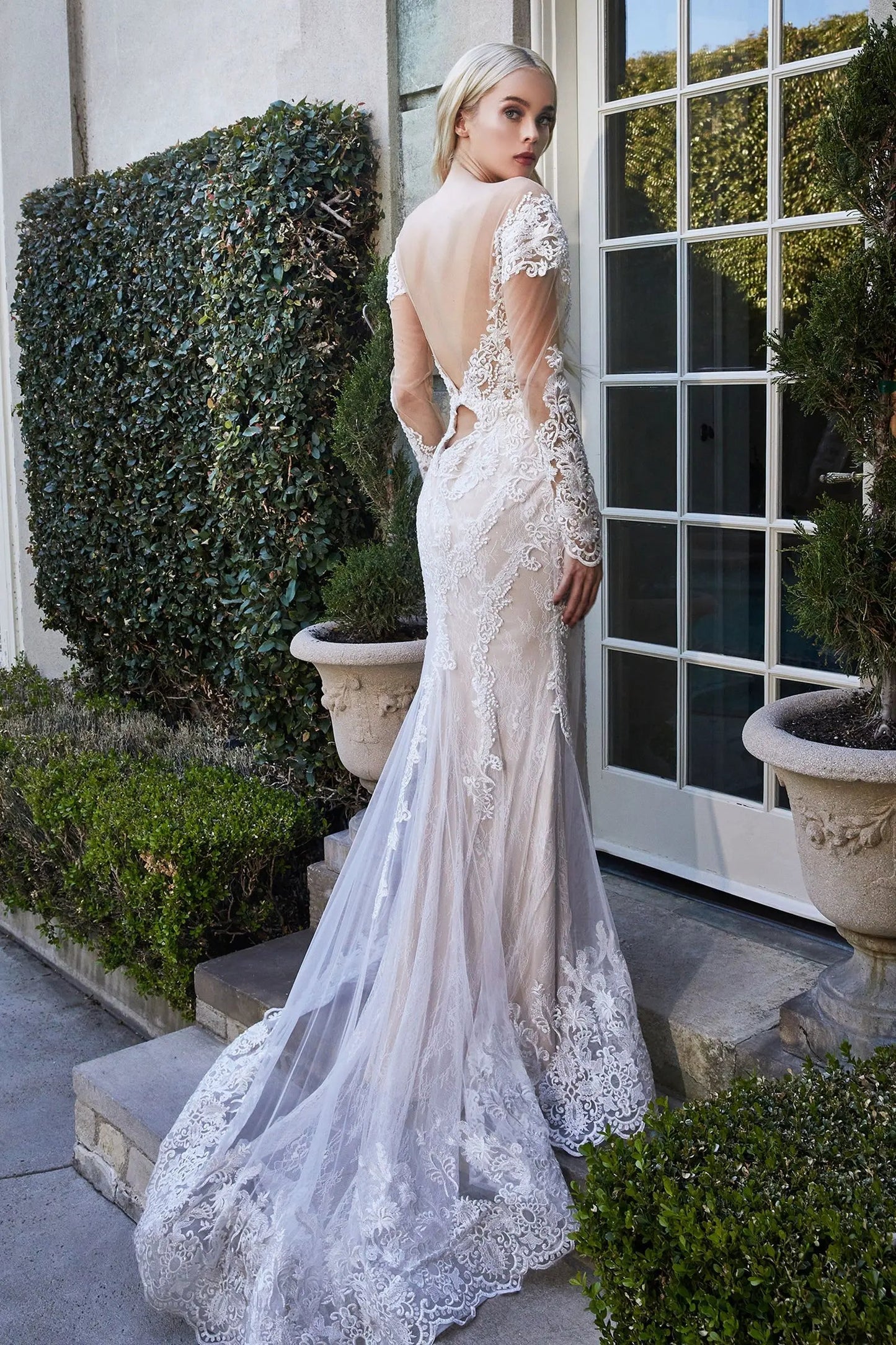 Bohemian Lace Mermaid Gown by Tux-USA