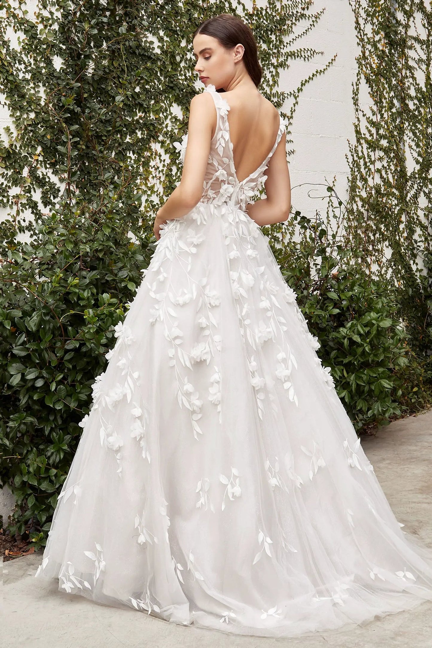 Liza Floral Wedding Gown by Tux-USA