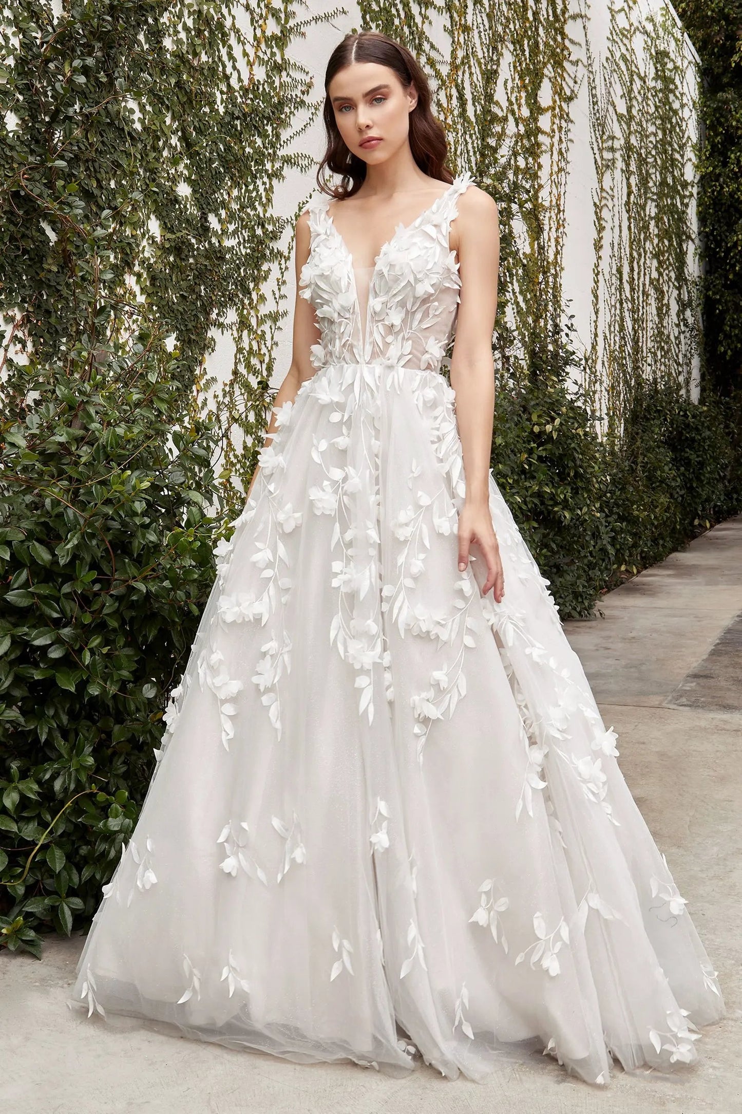 Liza Floral Wedding Gown by Tux-USA