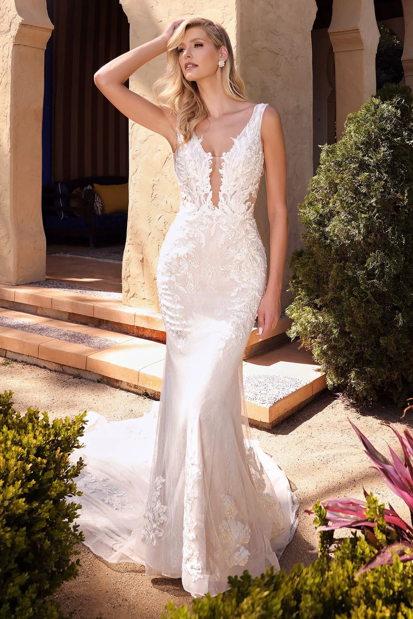 Avery Lace Wedding Gown by Tux-USA