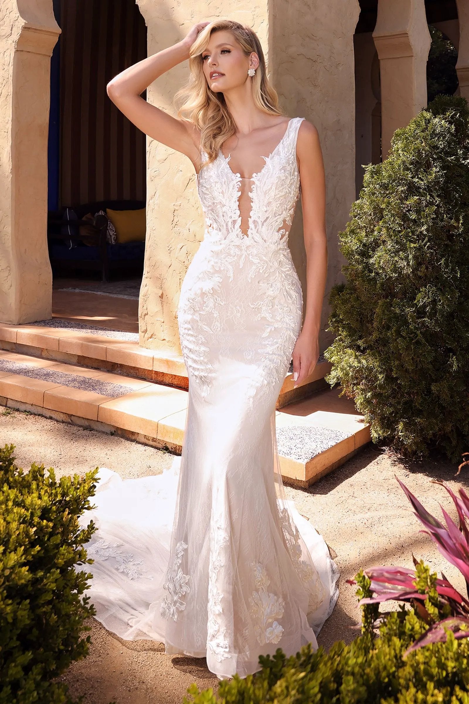 Avery Lace Wedding Gown by Tux-USA